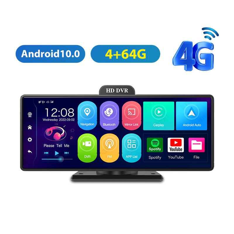 Android 13 10.26inch 4G+64G car GPS navigator+CarPlay+Android auto+multimedia player